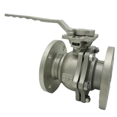 China General Hydraulic 316 Stainless Steel Regulator Long Handle SS 304 Flanged Ball Valve for sale