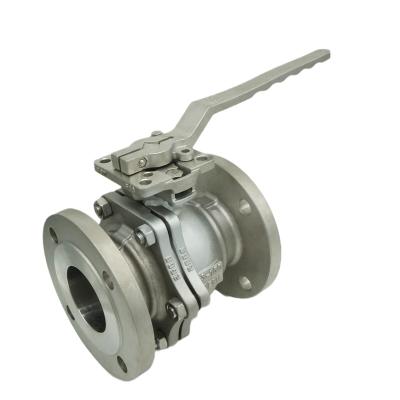 China General Ball Valve DN80 Flanged CF8M 316 Ball PTFE Seat With Manual Handle for sale