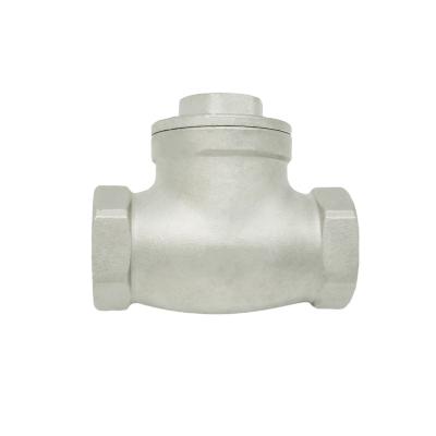 China CF8M CF8 General Horizontal Swing Check Valve SS304 / 316 DN25 Threaded Connection for sale