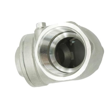 China General Made In China Hot Selling Check Valve CF8M Swing Check Valve SS304/316 DN25 Threaded Connection for sale