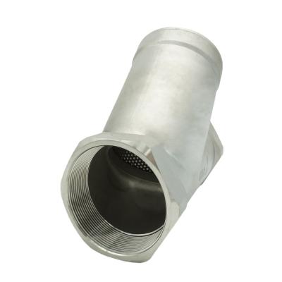 China General High Quality Fittings SS 304 Female Thread 316 Stainless Steel y-type Screw Filter Pipeline Accessories for sale