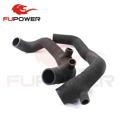 China Rubber FOR BMW 335i 135i N54 HIGH FLOW INTAKE KIT 07-10 BLACK for sale