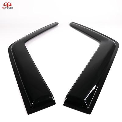 China Exterior Mount Style Window Visor Sun Rain Guard Vent Deflectors For Toyota Hiace 05-19(s) 2pcs for sale