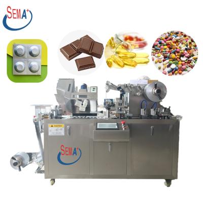 China Food Mini Automatic Tablet Pill Blister Packing Machine Tablet Capsule Blister Packaging Machine for sale