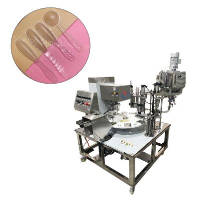 China Automatic Food Filling Honey Spoon Packing Machine Foil Sealing Wrapper for sale