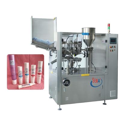 China Semi-automatic Aluminum Plastic Tube Tube Aluminum Plastic Tube Gel Eye Cream Gel Food Ultrasonic Filling Sealing Machine for sale