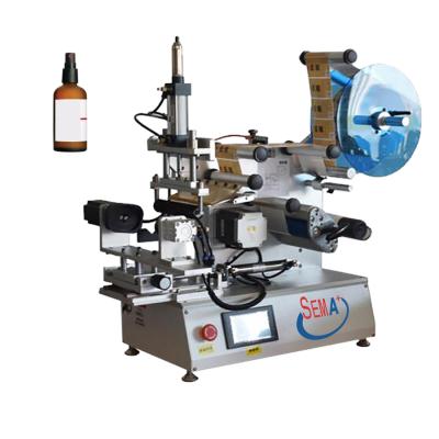 China High Quality Food Hot Sale Round Bottle Labeling Machine Easy Operated Semi-automatic Printing Machine for sale