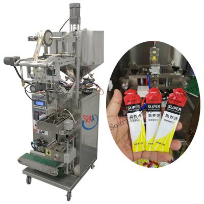 China Automatic Food Honey Powder Sachet Filling Shaped Bag Stick Packing Machine for sale