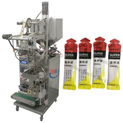 China Automatic Food Honey Sachet Filling Machine Liquid Shaped Stick Sachet Packing Machine for sale