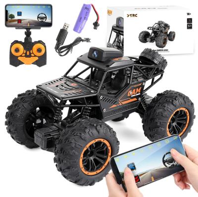 China Eco-friendly Hardware UK023 FPV 720P HD Camera Recording RC Car 2.4G 4WD Rock Crawler Remote Control Car Off-Road Baja Desert Riding RC Car RTR for sale