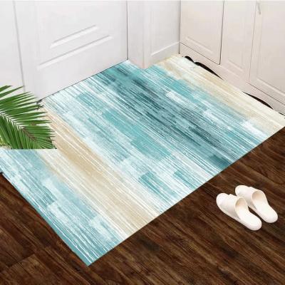 China Non Slip Washable Wholesale High Quality Modern Rectangle Blankets Bathroom Rug for sale