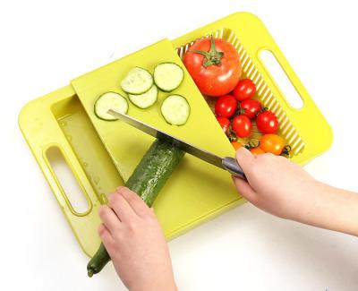 China Amazon Kitchen Sink Cutting Board Storage Drain Basket Hot Sliding Plate Board Stored for sale