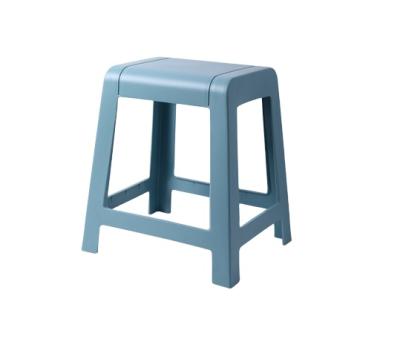 China Stylish Stackable High Leg Stacktable Chair Cafe Bar Portable Plastic Dining Stool for sale