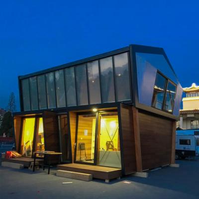 China Modern Prefab Modern Prefab Kits Affordable Tiny Prefab House Wooden Rumah House Quacent House Beach House Tiny Villa for sale