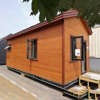 China Quacent Rumah Container House Beach Pavilion Affordable Tiny Modern Mobile Living Kits Prefab Lightweight Steel Structure House for sale