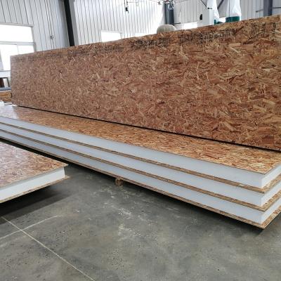 China Long Lifespan Jumbo 7320mm High Performing Insulated Green Material OSB Facing EPS Structural Insulated Panel Sips Roof Wall Sandwich Panel for sale