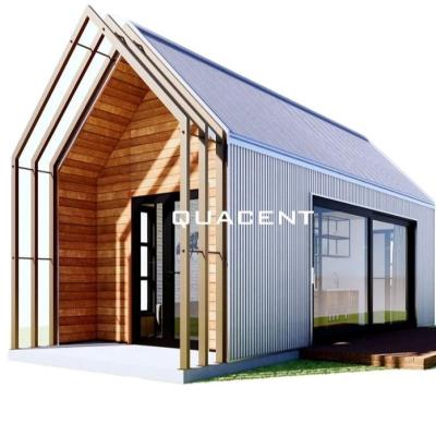 China Quacent Modern Luxury Mobile Small House Tiny Home Villa Prefab Customized Structure Estate Cottage Hut Home Prefab Apartment for sale