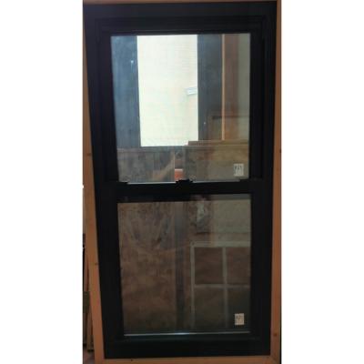 China Sliding Double Hung Aluminum Double Hung Window Aluminum Vertical Sliding Window With Hurricane Proof for sale