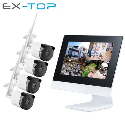 China Wholesale 4CH Wireless Home Wifi Camera System Waterproof / Waterproof CCTV Security for sale