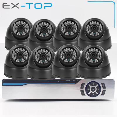 China Low Cost OEM Hd Home Security 8CH DVR KIT 2.0mp Ahd Dome CCTV Camera Waterproof/Waterproof for sale