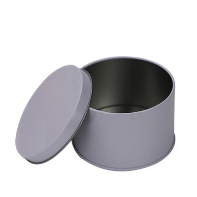 China High Quality Recyclable Tin Tin Can 250g Round Aluminum Candy Container Candle Jar for sale