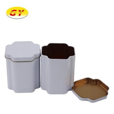 China Recycled Materials Customized Food Storage Container Eyelash Tin Box Cosmetic Packaging Packaging Tin Box for sale