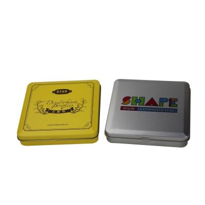 China Recyclable Tinplate Manufacturers Custom High Quality Square Health Care Products Metal Box for sale