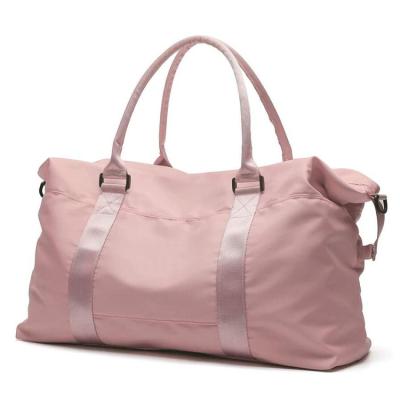 China Re-nylon Sports Duffel Bag Travel Tote Gym Bag Recycled Nylon Waterproof Weekender Eco-friendly Shoulder Duffel Bag Overnight For Women for sale