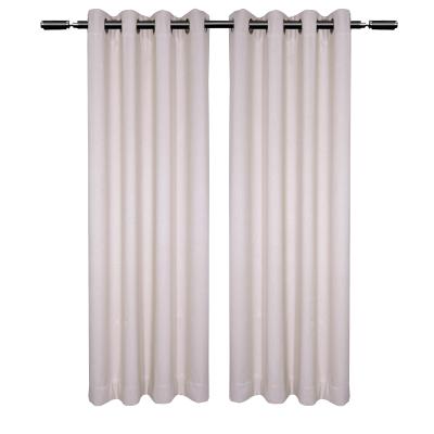 China China Supplier Hotal Blackout Solid 100% Polyester Home Living Room Blackout Curtains for sale