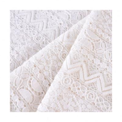 China Beautiful viable high quality white bridal fancy borders lace up fabric to wedding for sale