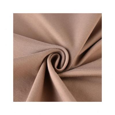 China Cheap Price Anti-rust Fashion Woman Chunky Needle Kintting Polyester Smooth Single Dyed Rayon Fabric For Dress for sale