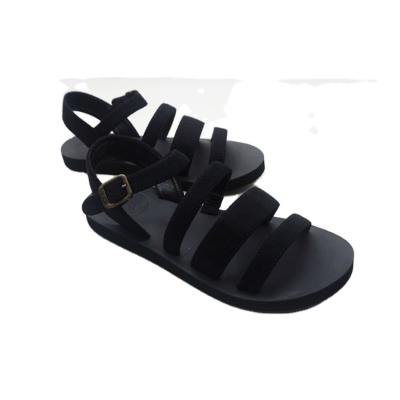 China Fashion trend new women summer beach fashion flats luxury designers style sandals woman flat pour leather a hothouse femm for women and ladies for sale