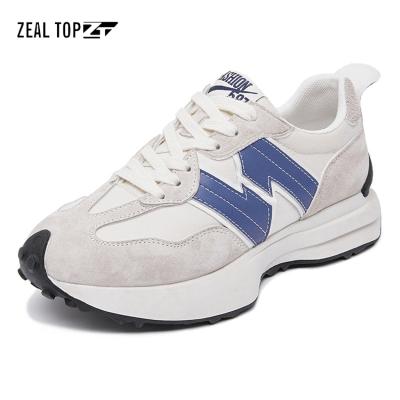 China CUSHIONING Casual Women Leather Top Platform Sneakers Fashion Sports Trainer Footwear Gym Sneakers Custom Chunky Shoes for sale