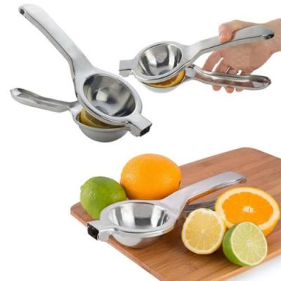 China Viable Lemon Squeezer Stainless Steel Hand Press Citrus Juicer Professional Manual Lemon Lime Squeezer for sale