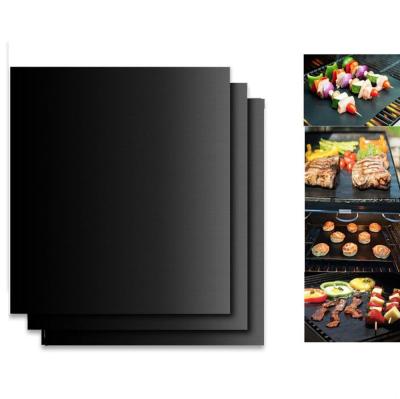 China 100% BBQ Grill Mats Barbeque Grill Mat Easily Cleaned Non-Stick BBQ Cooking Mat Reusable for sale