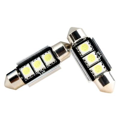 China Car C5W LED Light Bulb Canbus Reading Lamp 3SMD 5050 31mm 36mm 39mm 41mm Cornering Festoon LED Interior Dome Lights for sale