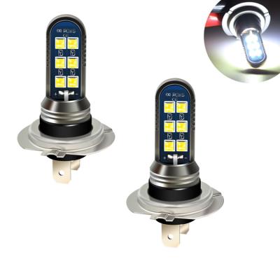 China New PC Car High Power h4 h16 H7 h1 h3 Fog Lamp 12SMD Led Car LED Bulb H7 Auto Fog Light for sale