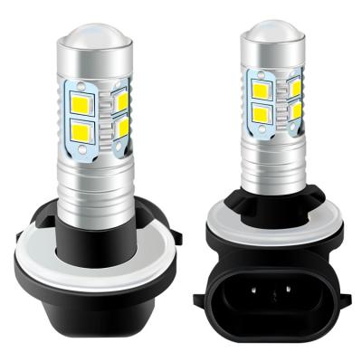 China LED fog lamp& Motorcycle Lights Waterproof Car LED DRL Fog Light IP67 Daytime Running Light H1 10SMD 2835 9-30V 170LM 1.6W LED Car LED Daytime Running Light for sale