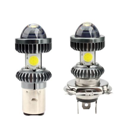 China Car Led Brake Light 8W COB H4 BA20D h6m Led Motorcycle Head Light Motorbike Led Light P15D BA15D 6500K 9-80V White for sale