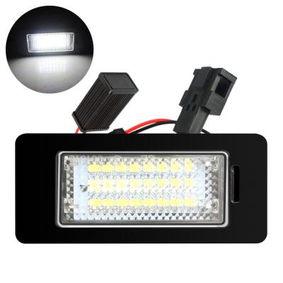 China Car License Plate Lights Car Led Hearing License Plate Light Fit For BMW Error Free White Rear 24Led License Tag Lights X5 X6 M3 E39 E60 E70 E71 E82 for sale