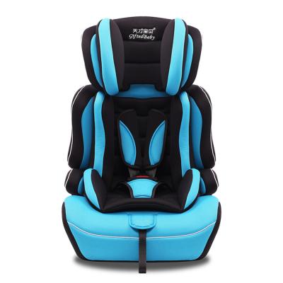 China HDPE + Knitted Fabric + Sponge+Metal China Group 1+2+3 9-36kg 3 in 1 Foldable Child Car Seat Factory With CEE R44/04 Europe Certifcate for sale