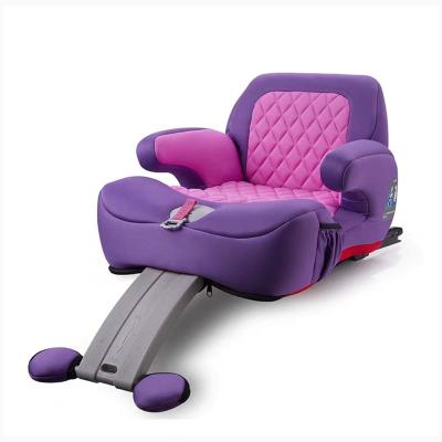 China HDPE+ Knitted Fabric New Design Child Safety Booster Seat With ISOFIX Interface Installation for sale