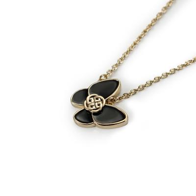 China Fashion CLASSIC Hot Selling Stainless Steel Gold Plated Butterfly Layered Necklace Gold Plated Jewelry Necklace for sale