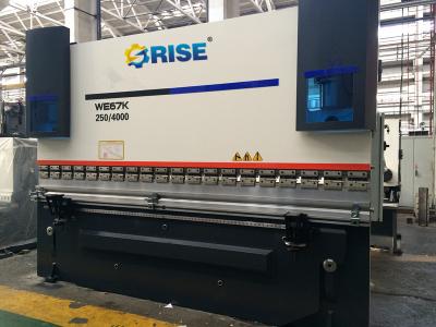 China Aluminum CNC Press Brake Bending Machine Automatic Folding 250 Ton With 3 Axis for sale