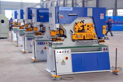 China Q35Y Series Hydraulic Metal Plate Ironworker Punching And Notching With 90 Ton Press for sale