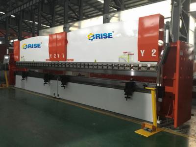 China 4 Axis CNC Tandem Press Brake 6m , 350 Ton DA52S Steel Structure Metal Plate Bending Machine for sale