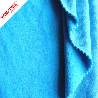 China Hot Sale Cheapest Stretch 100% Polyester Knitted Fleece Brush Fabric Plain Printed Textile for sale