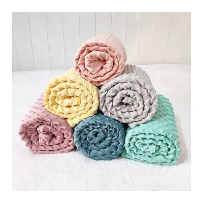 China Tear-resistant adult minky blanket China supplier knitted minky fabric pile printing custom service without MOQ for sale