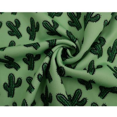 China 2021 New Products Tear-Resistant Soft And Comfortable Custom Design DBP Fabric Double Cactus Design Custom Print for sale