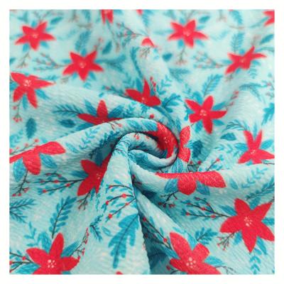 China China Design Supplier Liverpool Tear-resistant Popular Fabric Digital Print Christmas Design For Dress And Bows for sale